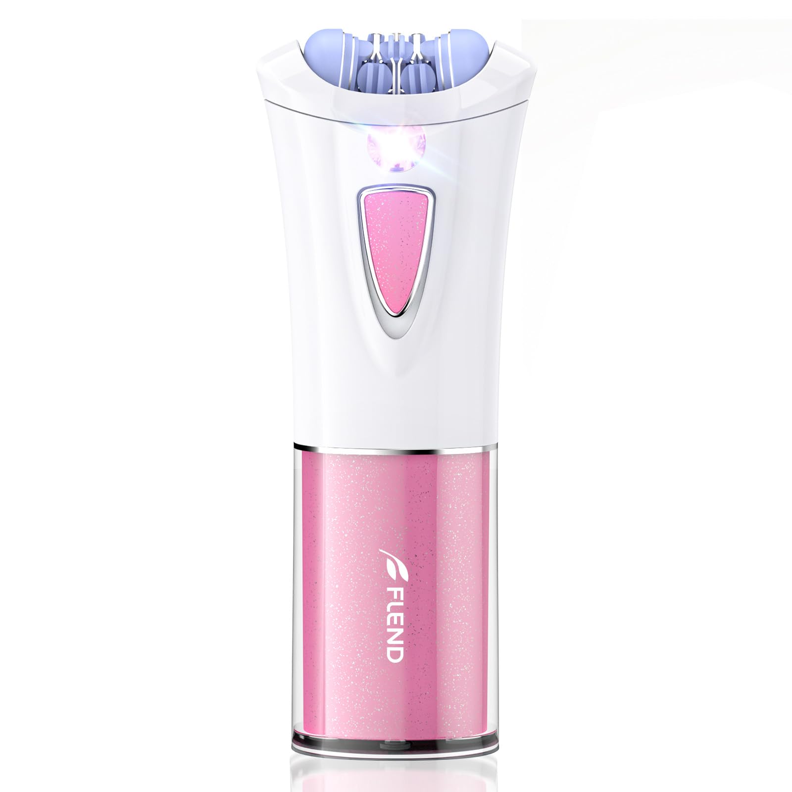 Epilierer Gesichts, Kabellose Epilierer Damen zur Gesichts & Körperhaarentfernung, Elektrischer Mini-Epilierer mit LED-Licht, Bikini Trimmer für die Gesichts Körper Achsel Bikini Bein