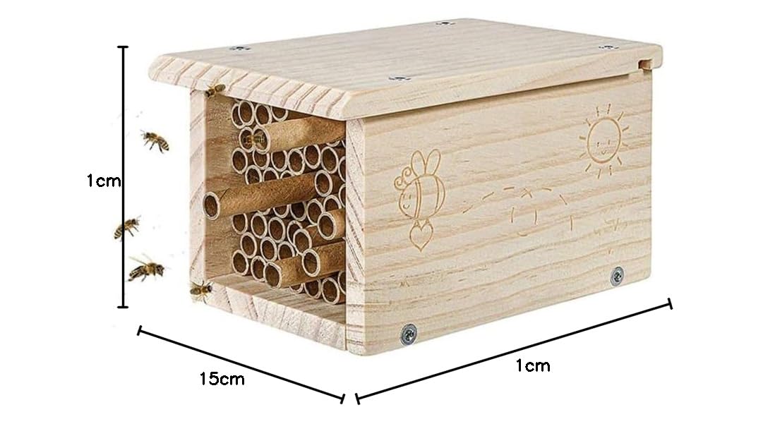 Lot de 200 tubes de nidification en carton pour insectes, excellentes recharges de papier ou inserts/doublures pour créer votre propre maison d'abeilles