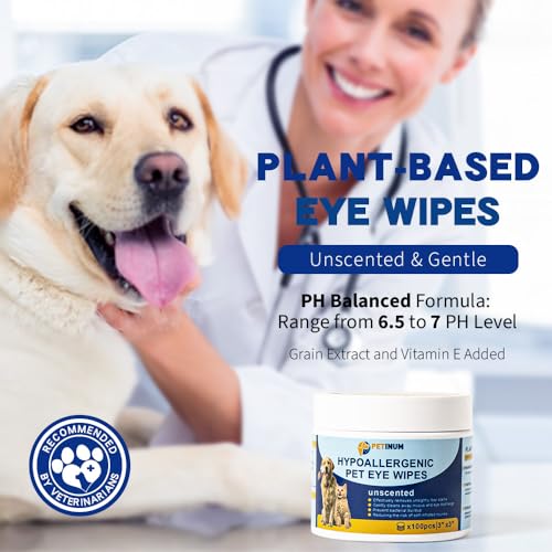 Image of Hypoallergenic Pet Eye Wipes