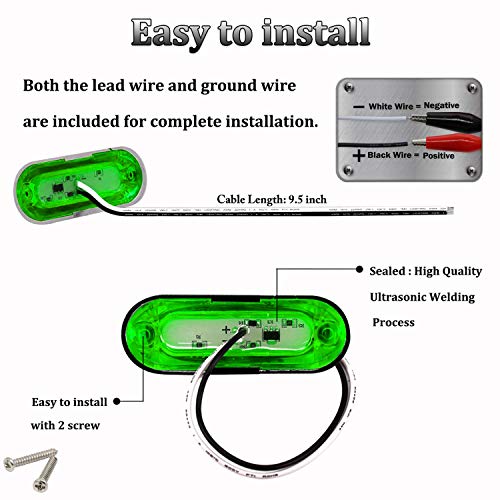 Pseqt Led Boat Navigation Lights Bow Stern Red Green Marine Strip Light Waterproof For Yacht Kayak Fishing Pontoon Sailboat Bass Boat Vessel Dc 12V-24V #TOP5