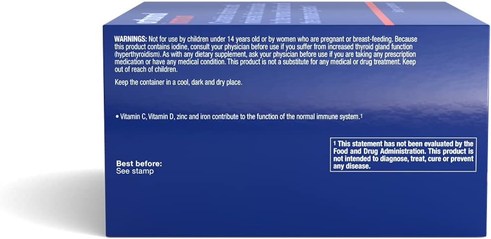 Orthomol Immun Tablet and Capsule, Immune Support Supplement, 30-Day Supply, Vitamins A, B, C, D, E, Zinc, Iodine : Everything Else