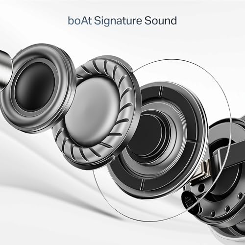 Image of Boat Rockerz Prime 255Z, Spatial Audio,ENx Tech, Dual Pair, 50H Battery, Stream Ad Free Music via App Support, Magnetic Buds, Bluetooth Neckband, Wireless with Mic Earphones (Hazel Beige)