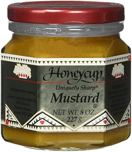 Honeycup Mustard, 8 Ounce Jar (Pack of 6)