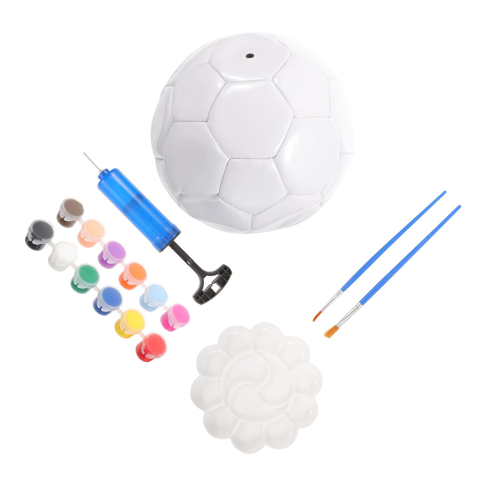 Balón de fútbol para pintar que une deporte y arte en casa