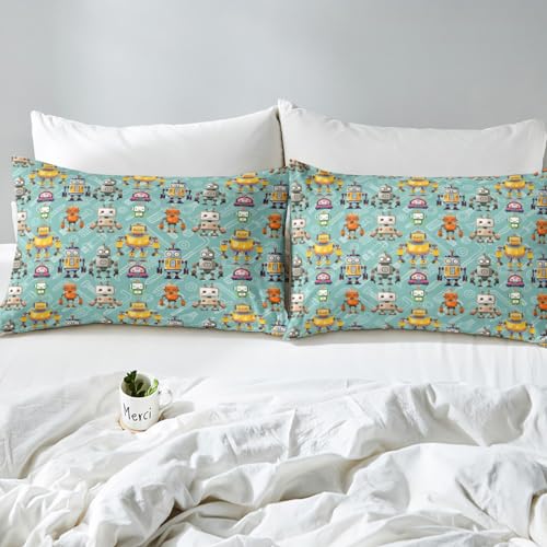 Linge de lit machine intelligente anti-glisse avec drap-housse à poche - 6