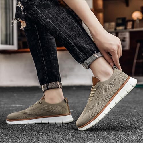 Breathable and Lightweight Mesh Shoes for Men,Ultra Comfortable Shoes,Casual Tennis Sneakers Business Dress Shoes4