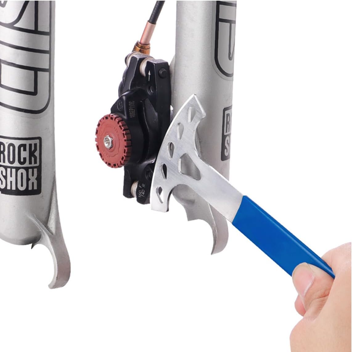 Bicycle Brake Piston Spreader, Brake Piston Resetter Brake Piston Spreader disc Brake Piston Spreading Tool for Bicycle Brake disc | Brake pad Spreader