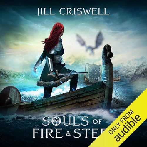 Diseño de la portada del título Souls of Fire and Steel