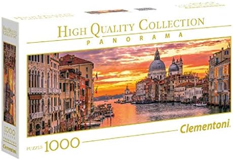Clementoni Collection Panorama Puzzle The Grand Canal-Venice, 1000 Pezzi, 39426