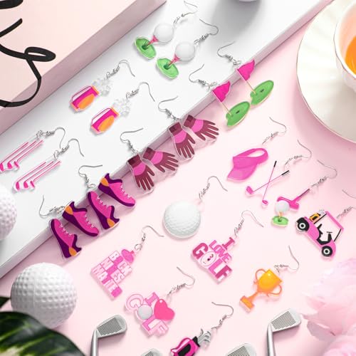 16 Pairs Earrings for Women Charm Creative Jewelry Dangle Drop Earring Studs Art Sport for Women Accessories Gifts4