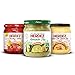 HERDEZ® Salsa Dipping Variety 3 Pack – NEW! Chunky Medium, Salsa Con Queso, Avocado Dip Medium – Authentic Mexican Flavor Dips for Chips