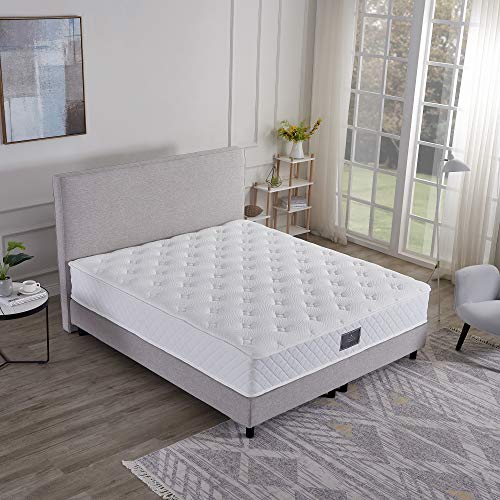 Boxspringbett 140×200 V6 mit Taschenfederkern und Bonellfederkern
