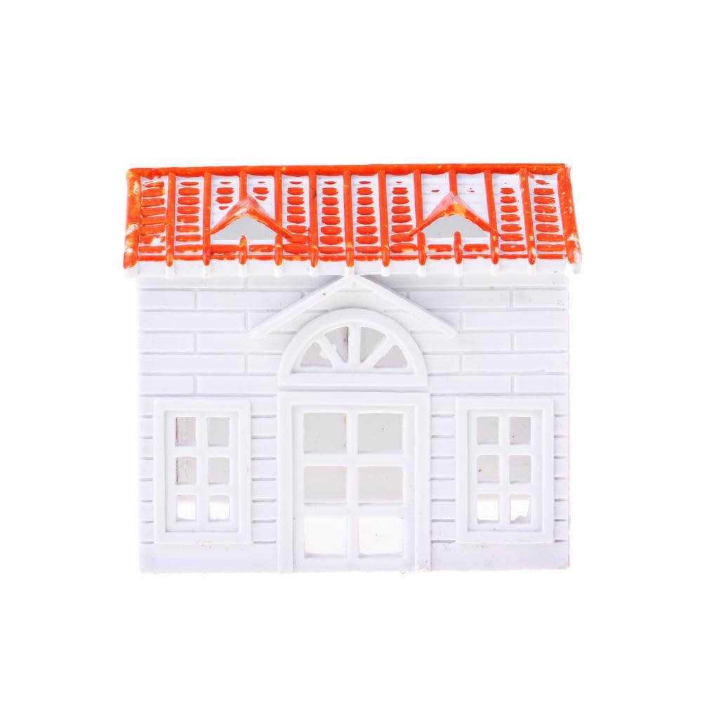 THE STYLE SUTRA 1x Small House Villa Model DIY Building Railroads Train Sand Scene Accessory | Collectibles-image-46