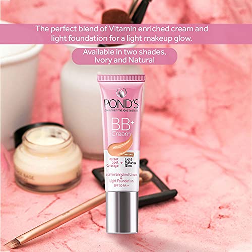 Pond'S Bb+ Cream, Instant Spot Coverage + Light Make-Up Glow, Natural 9G - Image 7