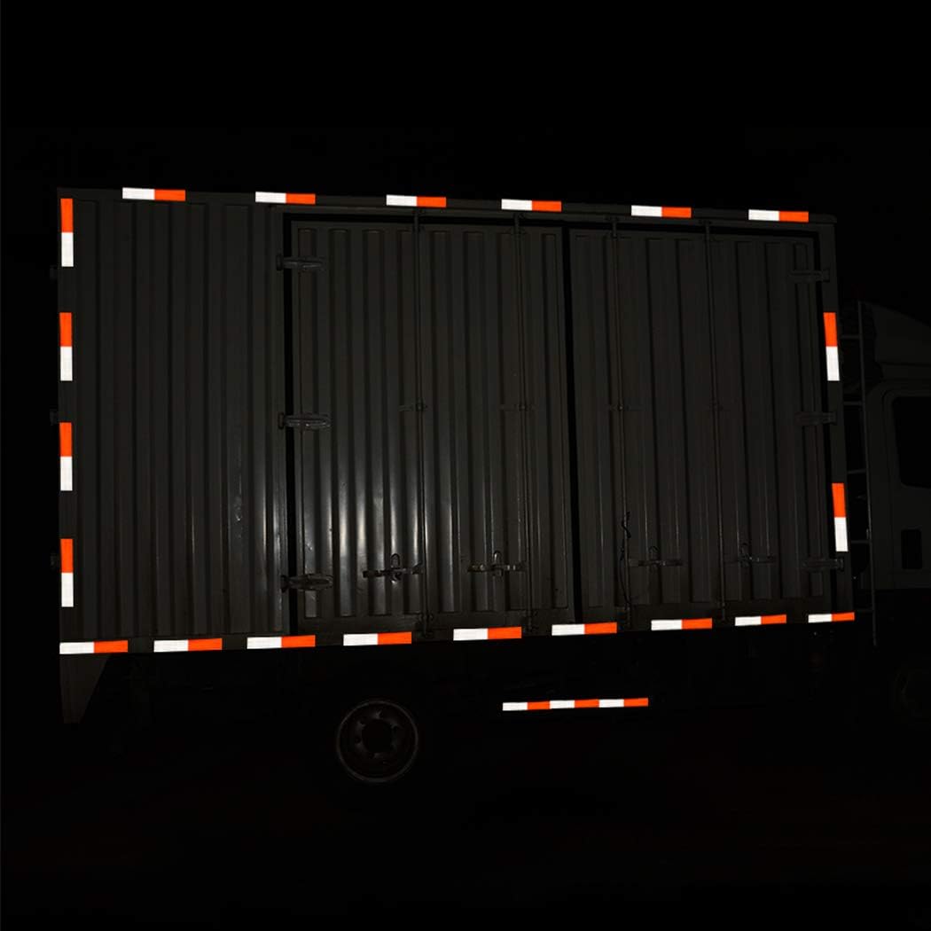 DOT-C2 High Intensity Safety Tape Reflective Tape Auto Car Red And White Adhesive (2" x150')