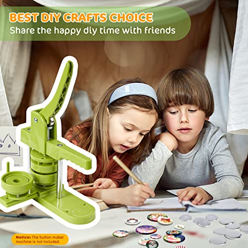 Aiment 100 Sets Metal Button Maker Supplies Fridge Magnets Parts 58Mm (Approx. 2.25 Inch) For Button Maker Machine Diy Round Pin Maker Badge Press #TOP7