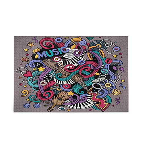 Arte Moda Musica Puzzle da 500 1000 Pezzi per
