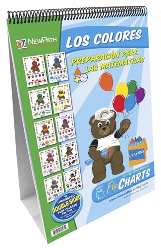 Image of NewPath Learning Spanish All About Colors Write-On /Wipe-Off Flip Chart Set, Grades PreK to 2