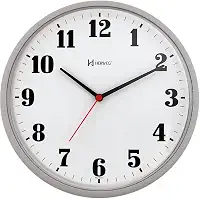 Relógio de Parede Quartz Cinza