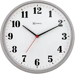 Relógio de Parede Quartz Cinza