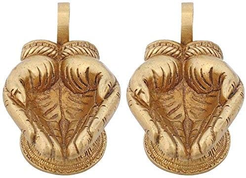 phareLamp Presents Brass Diyas for Pooja - Deepak for Puja Aarti - Oil Lamp - Pooja Articles Home Décor Item - Showpieces - House Warming Decoration - Diwali #A269