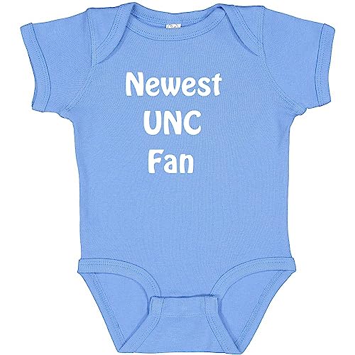 New UNC Fan Baby Bodysuit - Carolina Blue