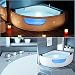 Produktbild Tronitechnik Eckbadewanne mit Whirlpool 135x135cm mit Sitz, Acrylwanne für Zwei Personen, Eck-Badewanne mit Armatur, freistehend und vormontiert, Indoor Whirlpoolbadewanne mit LED