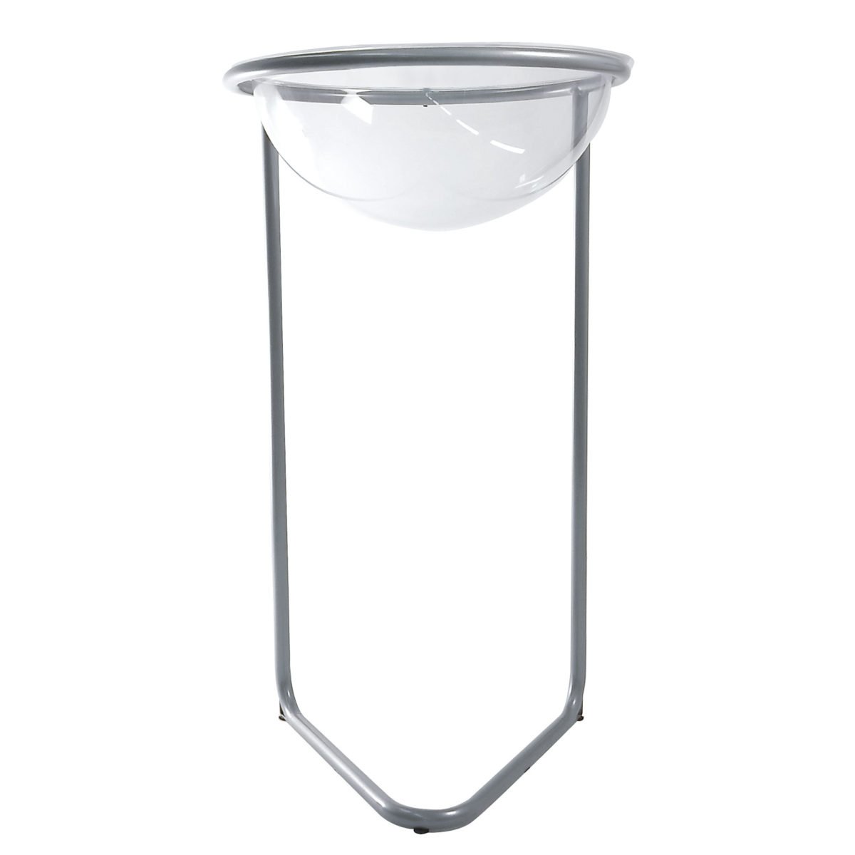 Bancarella Cestone Trasparente Rotondo Moderno 50 cm