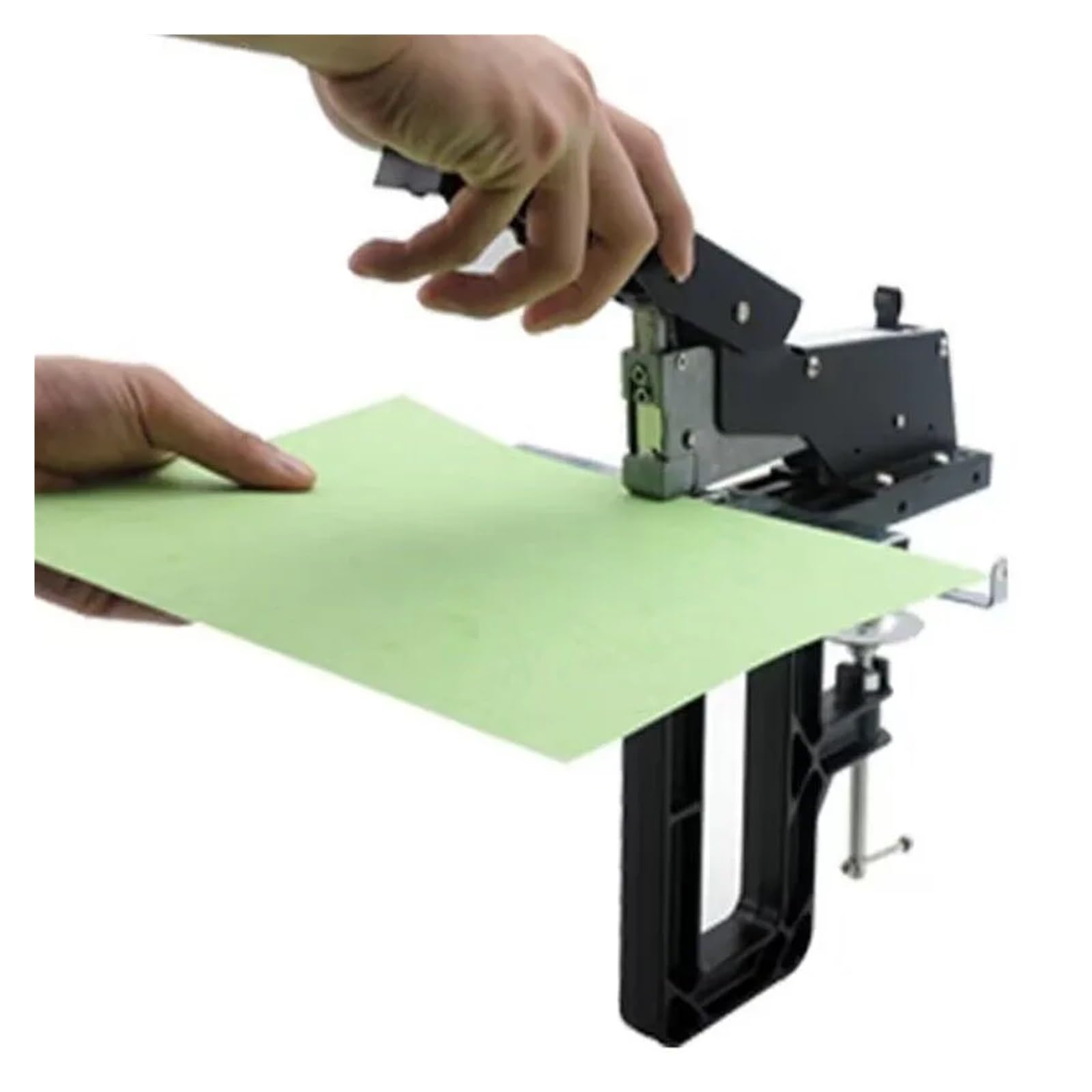 Agrafeuse d'équitation 2 en 1, agrafeuse manuelle for manuels scolaires, épaisseur de reliure 60 feuilles