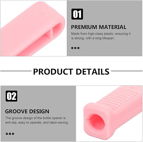 Miniatura 5 de Abridor de ampollas portátil, desencapador de viales compacto para profesionales médicos, abrebotellas de plástico ergonómico, ideal para hospitales