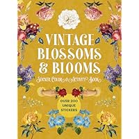 Vintage Blossoms and Blooms Sticker, Color and Activity Book