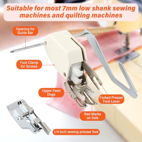 Pie Prensatelas Open Toe para Máquina de Coser Pack miniatura 6