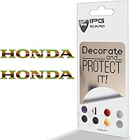 Vista 8 de IPG Adhesivos de vinilo compatibles con el logotipo de Honda de 6 pulgadas (2 unidades) de fibra de carbono, cubierta de fibra de carbono, juego