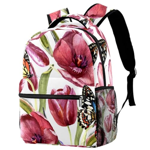 Sac à dos papillon grand volume 29.4x20x40cm avec poches filet