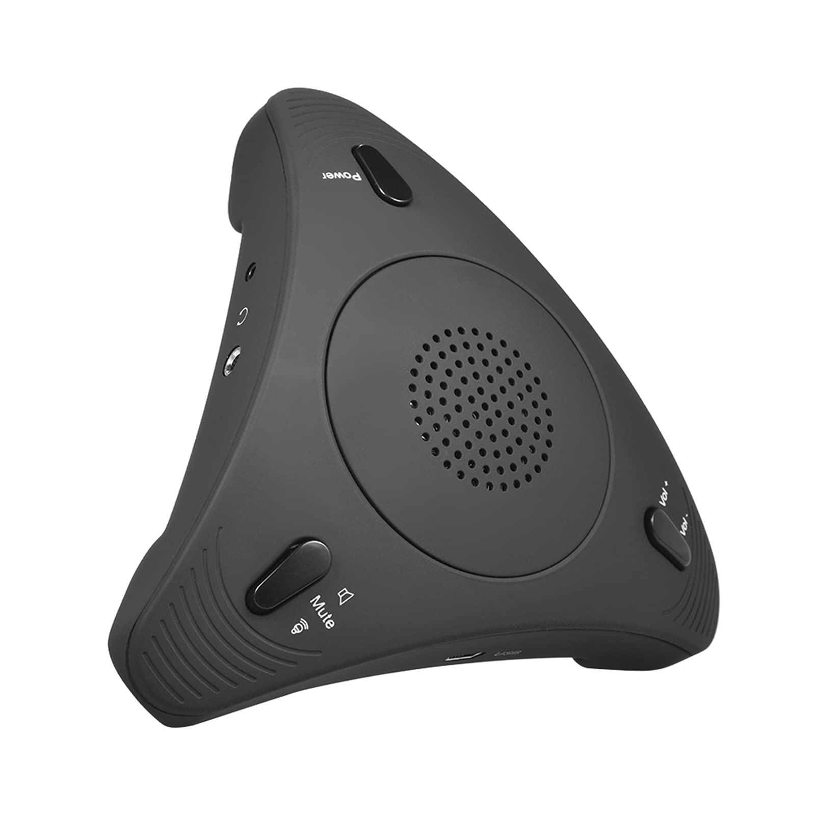 HUIOP Mikrofon konferencyjny, USB komputer stacjonarny konferencja wielokierunkowy mikrofon pojemnościowy głośnik mikrofonowy głośnik 360° audio Pick-Up Plug & Play na spotkania wideo