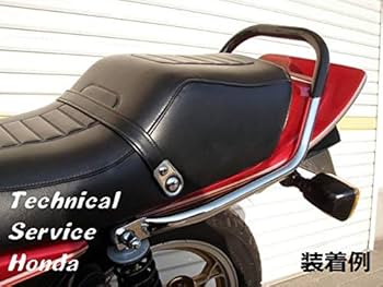 ＧＳＸ４００Ｆ　タンデムバー　黒×メッキ GSX250E GSX400E ゴキ GSX400F 極太メッキタンデムバー - メルカリ