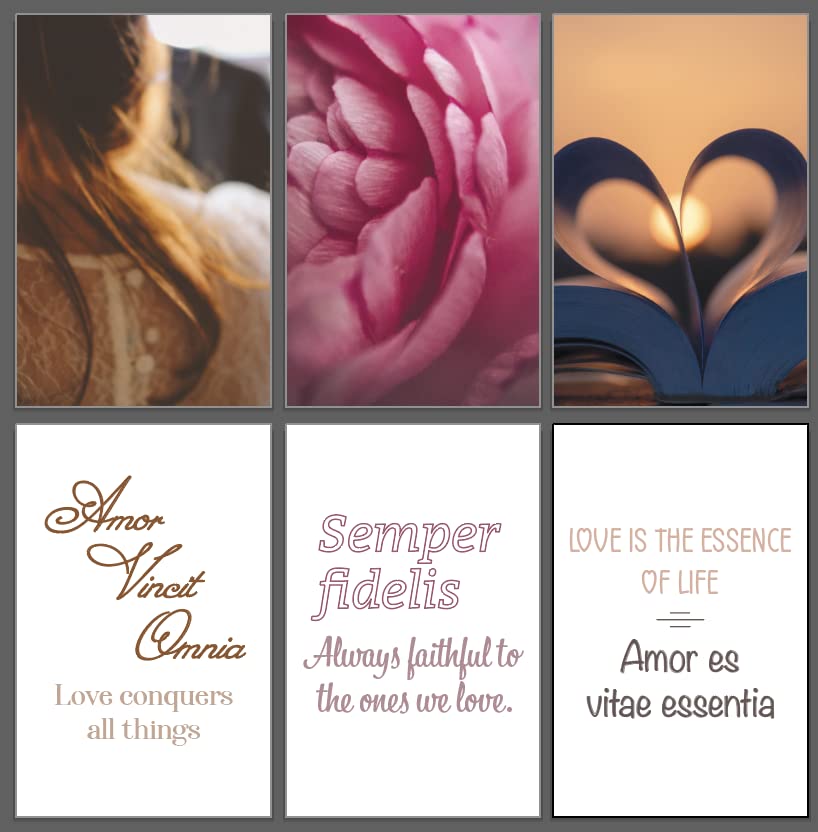 Snapklik.com : Throwbacktraits Set Of 6 Inspirational Wall Art