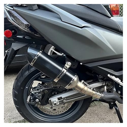 Silencieux échappement moto 370mm universel avec DB Killer amovible