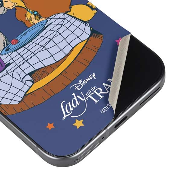 Skinit Decal Phone Skin Compatible with Google Pixel 9a - Officially Licensed Disney Lady & The Tramp Bella Notte Design