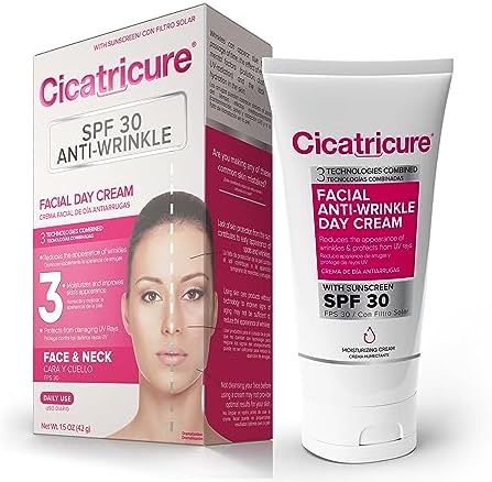 Cicatricure Advanced Face Cream for Fine Lines & Wrinkles, SPF 30, Anti Aging Facial Moisturizer, Daily Skin Care to Enhance Firmness & Elasticity, 1.5 Ounces