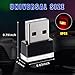 Augeny 4 PCS USB LED Car Interior Atmosphere Lamp, Plug-in USB Decor Night Light, Portable Auto Ambient Lighting Kit, Universal Vehicle Interior Accessories for Most Cars (Red)