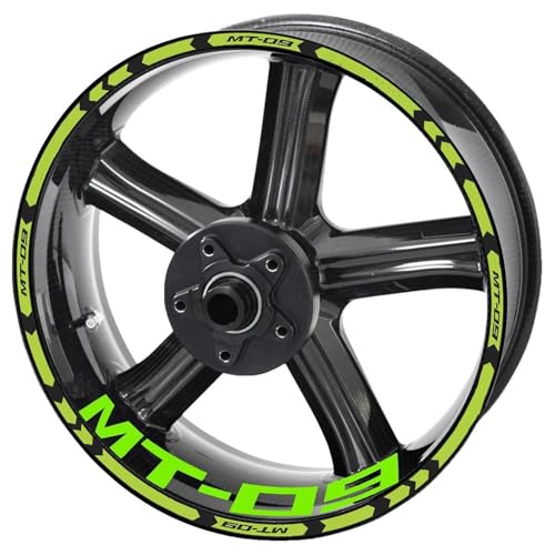 Radaufkleber Reflektierender Felgenstreifen-Aufkleber Für Y&amaha Für MT 09 SP 2020 2021(Style 9)