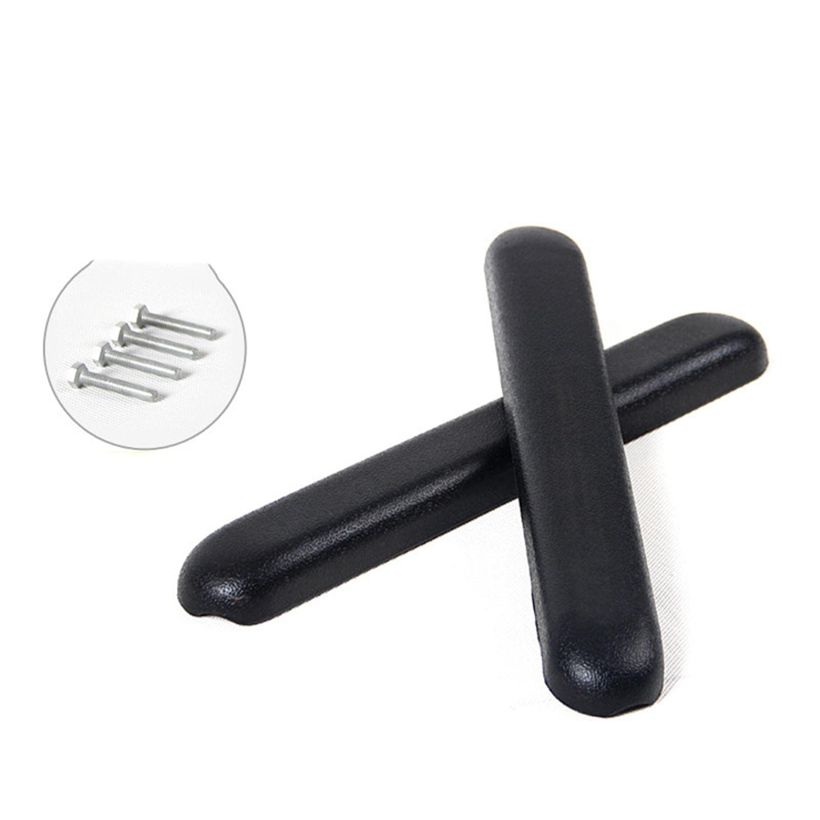 Coppia di Cuscinetti per Braccioli, Copri Bracciolo, Cuscino di Estensione per Bracciolo, Supporto per Avambraccio, Materiale in Pelle, Base Antiscivo, C