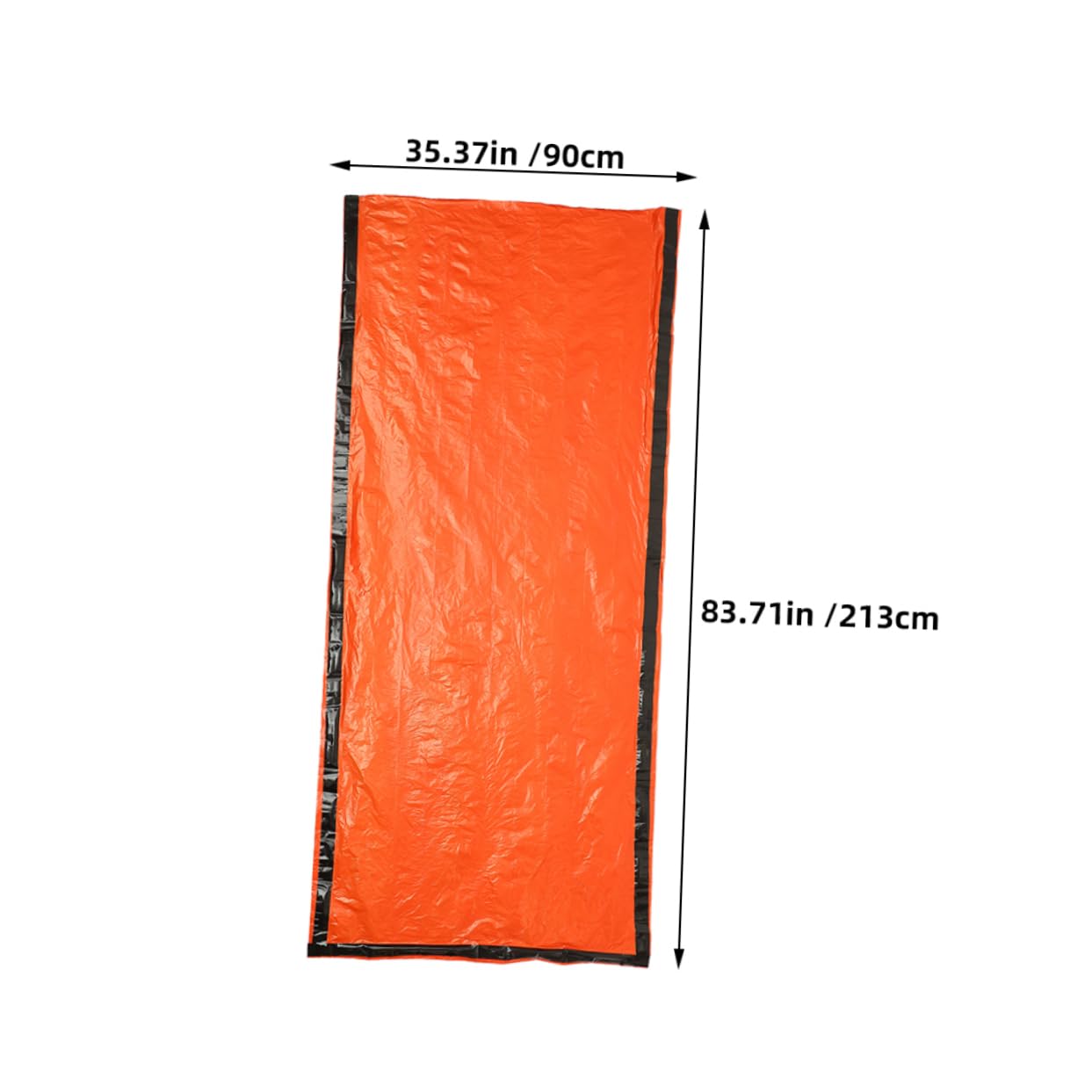 BESPORTBLE 2pcs Portable Lightweight Emergency Sack with Drawstring for Camping and Hiking Bivouac Sack with Emergency Whistle for Outdoor Adventures