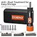coobeast Torque Screwdriver 38Pcs, Gifts for Men Torque Wrench with Inch/Pounds Torque Range 10-70 In-lb, S2 Bits, Sockets and Storage Case for Maintenance, Tools, Bike Repairing and Mounting