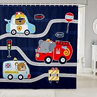 Emvency Duschvorhang Mit Fußball-Muster – Abstraktes Schwarz-Weiß-Design, 152x183 Cm, Wasserdicht, Mit Haken