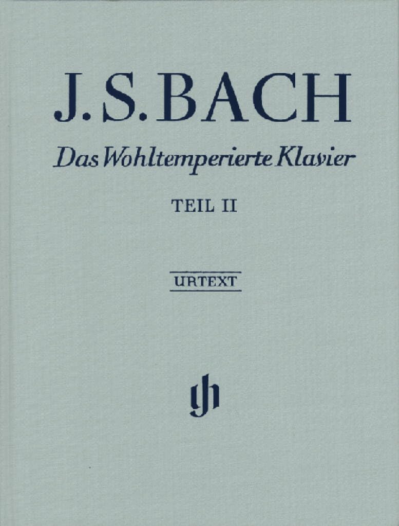 Jean sebastien bach : le clavier bien tempere vol. 2 - avec doigtes - bwv 870-893 - couverture lin: Instrumentation: Piano solo