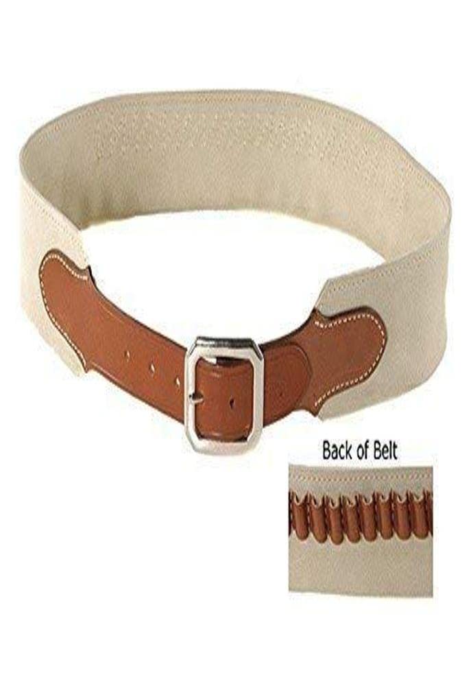 Hunter 1087-200L .45 Caliber Suede Duke Two Belt, Large, Brown