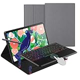 Super lange Standby-Zeit: Die Tastatur hat 300 Stunden ununterbrochene Arbeitszeit, wenn sie ohne Hintergrundbeleuchtung verwendet wird. Sie ist länger als 36,36% länger als andere. 3-6 Stunden mit Hintergrundbeleuchtung (abhängig von der Helligkeit). Geeignet für Geschäftsreisen und Fernarbeiten.