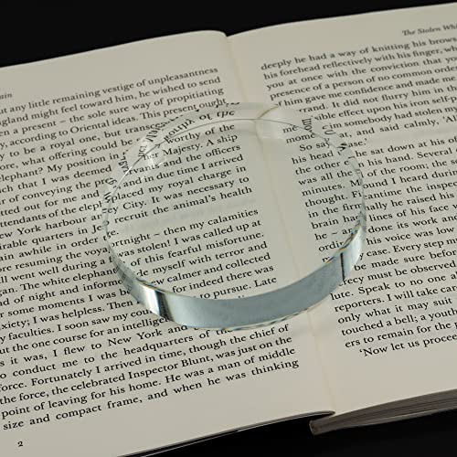 Presse-papier en verre transparent rond pour travaux manuels